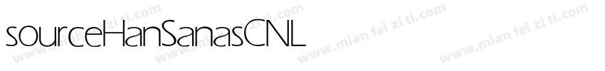 sourceHanSanasCN Light字体转换